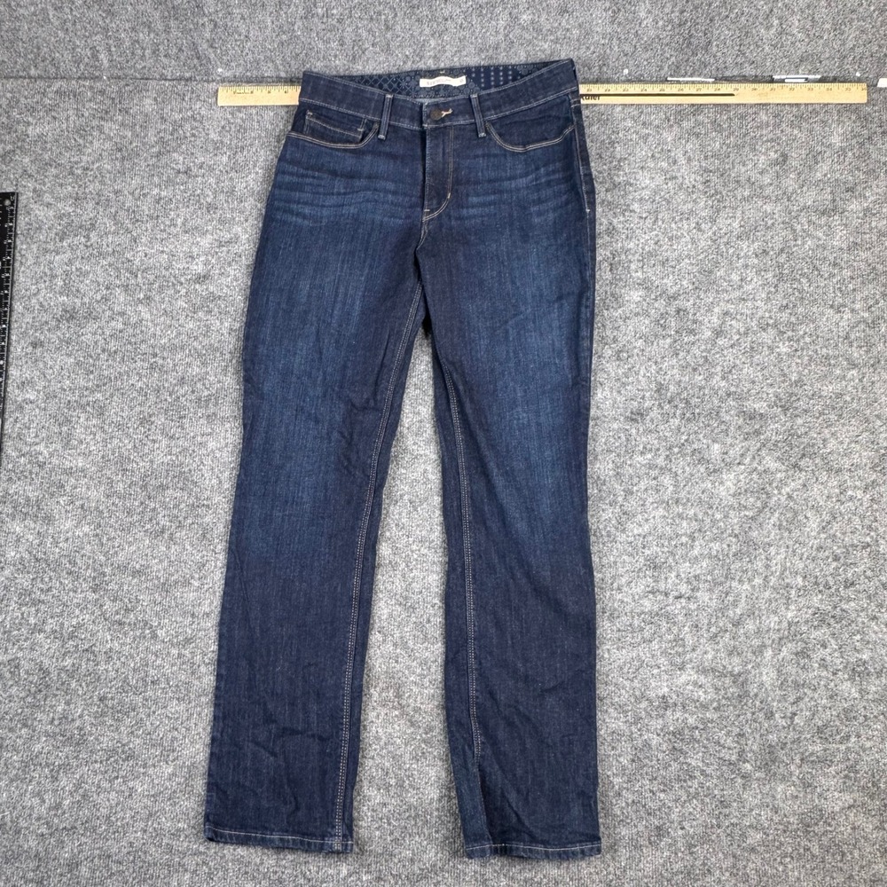 Levi's Jeans Womens Size 10 Dark Blue 525 Perfect Waist Straight Leg Denim